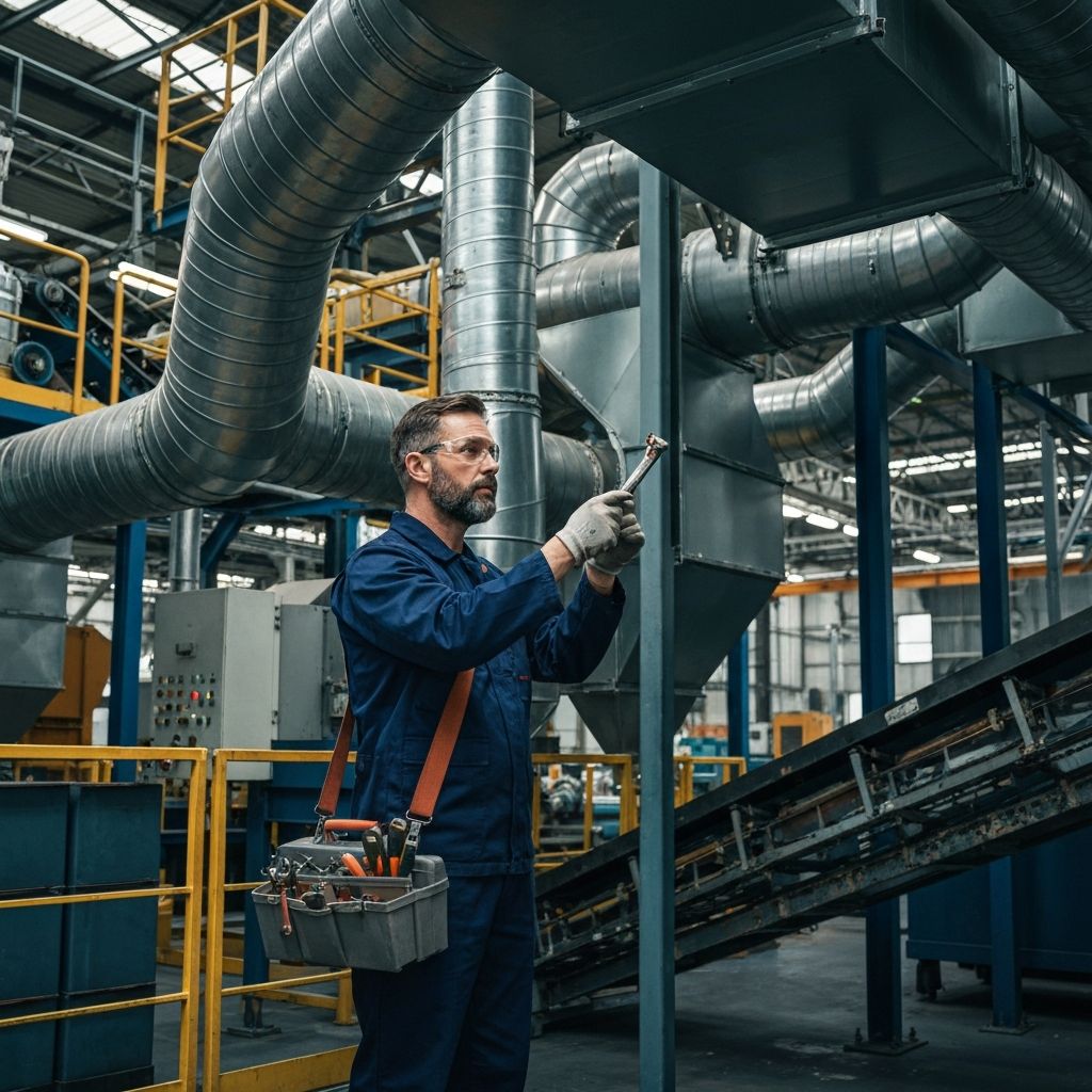 Industrial fan maintenance